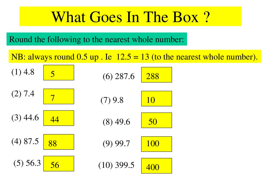 Rounding numbers ppt download