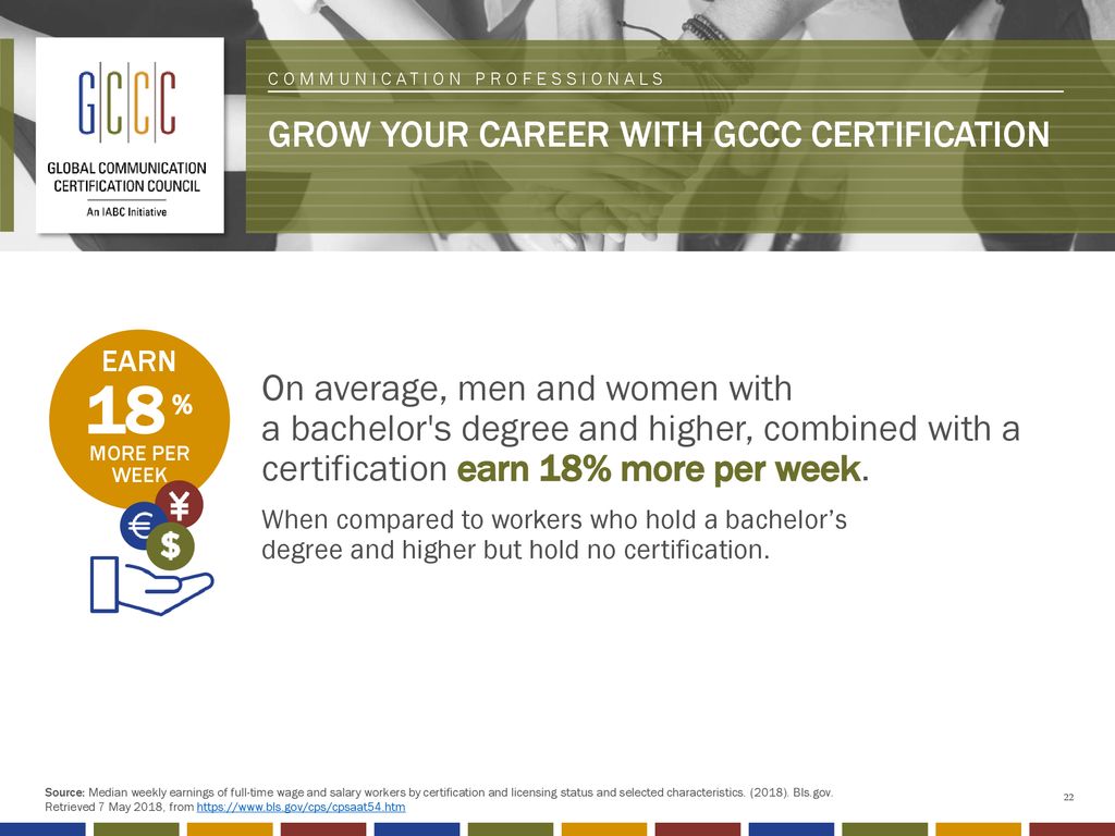 GROW YOUR CAREER WITH GCCC CERTIFICATION
