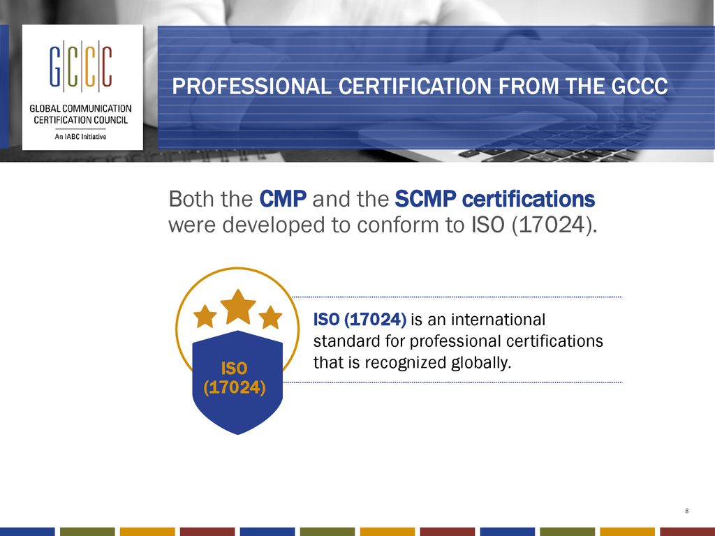PROFESSIONAL CERTIFICATION FROM THE GCCC