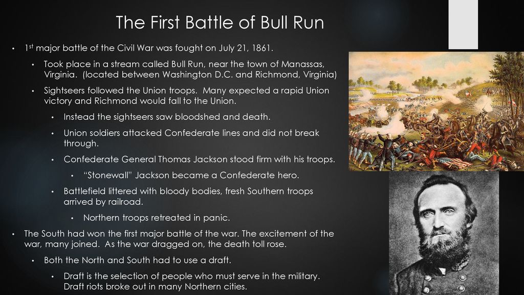 The First Battle of Bull Run