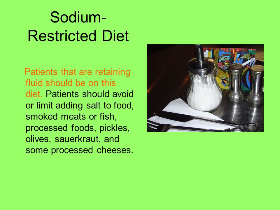 Sodium-Restricted Diet