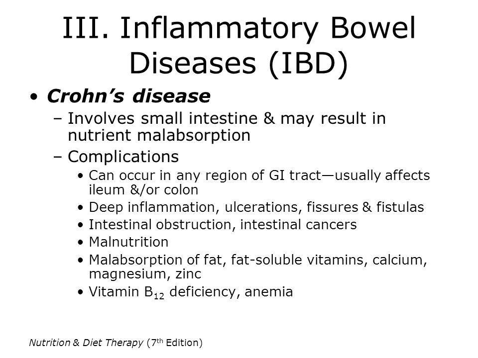 III. Inflammatory Bowel Diseases (IBD)