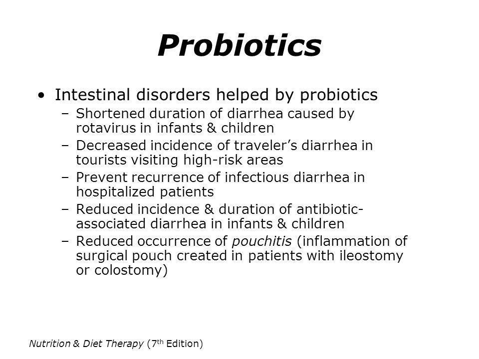 Probiotics Intestinal disorders helped by probiotics