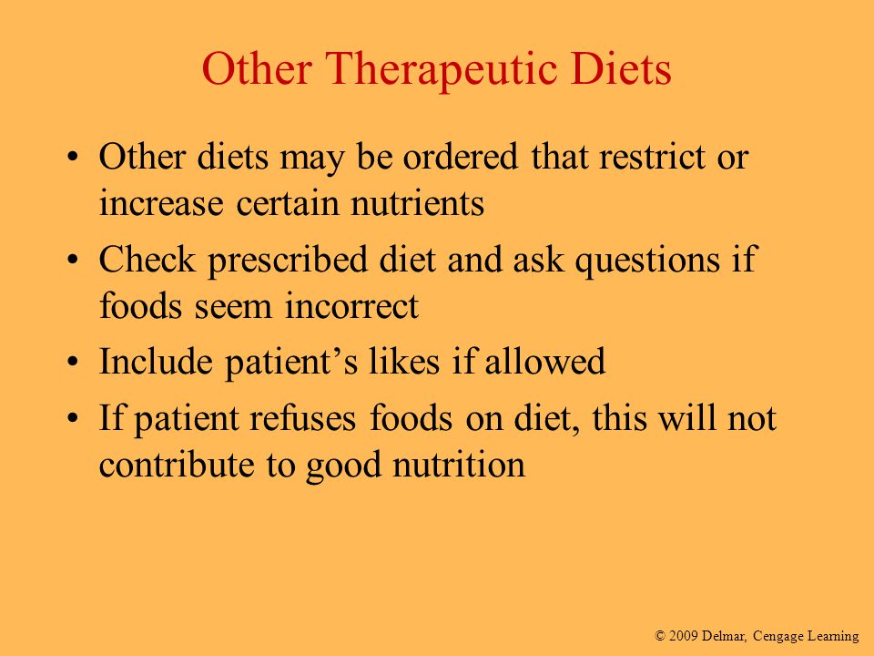 Other Therapeutic Diets