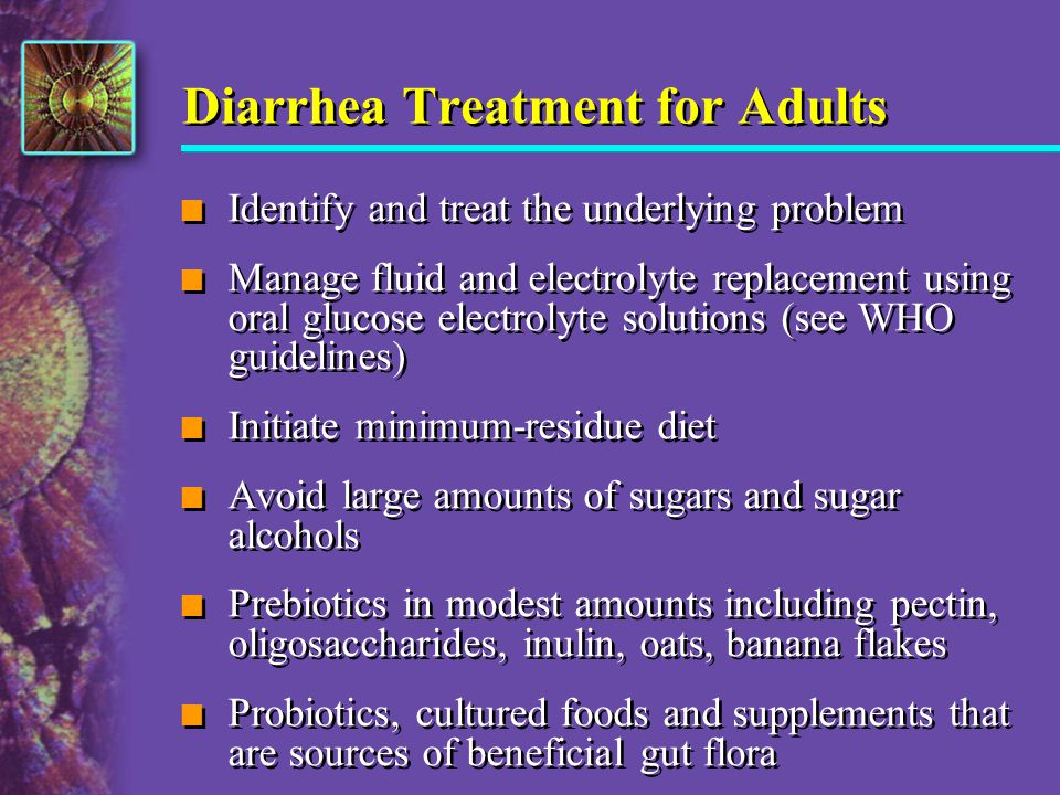 Diarrhea Treatment for Adults