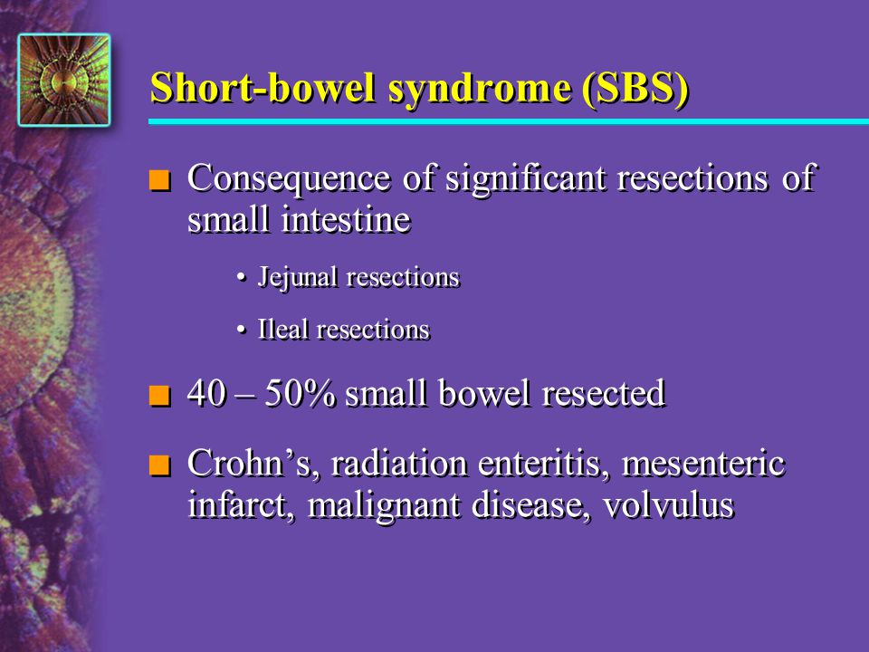 Short-bowel syndrome (SBS)