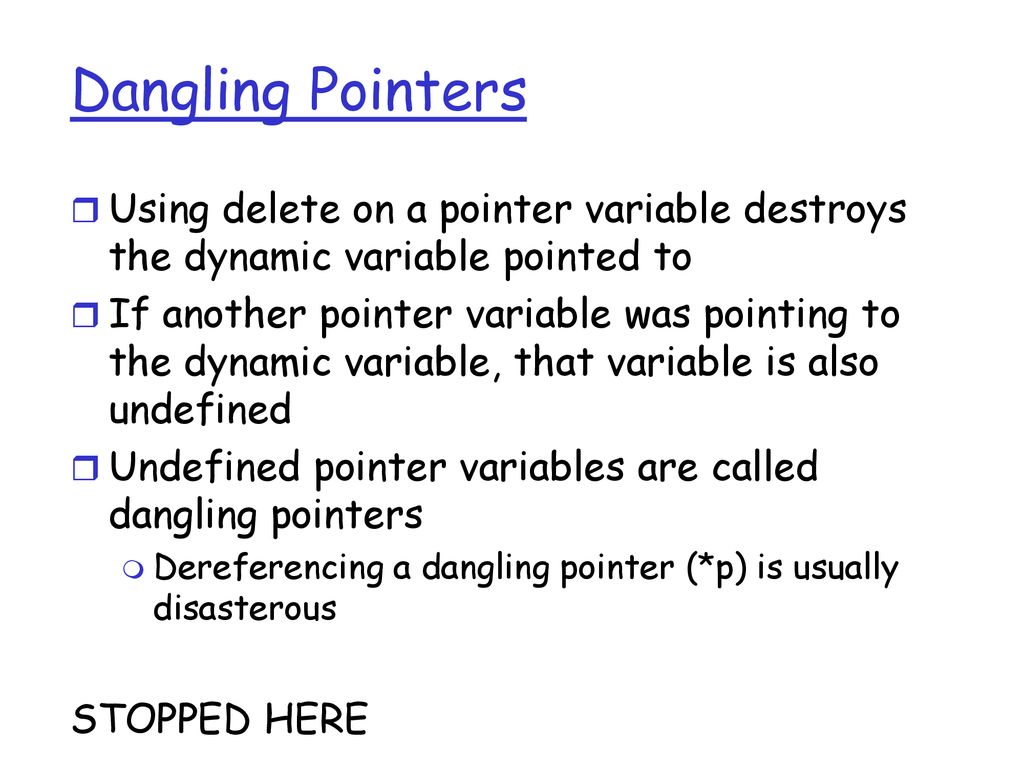 What have we learned about when we learned about function parameters