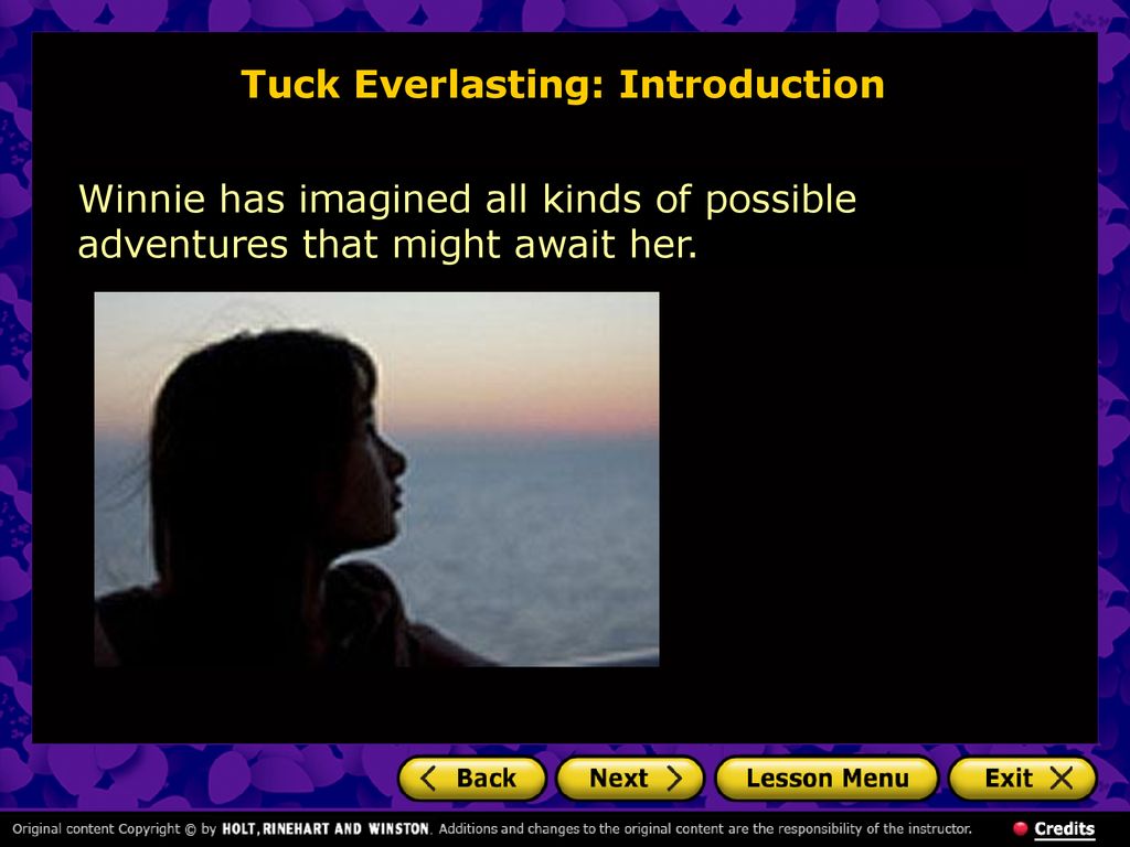 Tuck Everlasting: Introduction