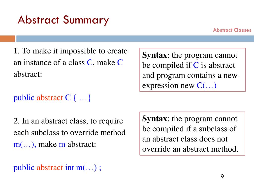 Cs Engrd 2110 Spring 2019 Lecture 7 Interfaces And Abstract