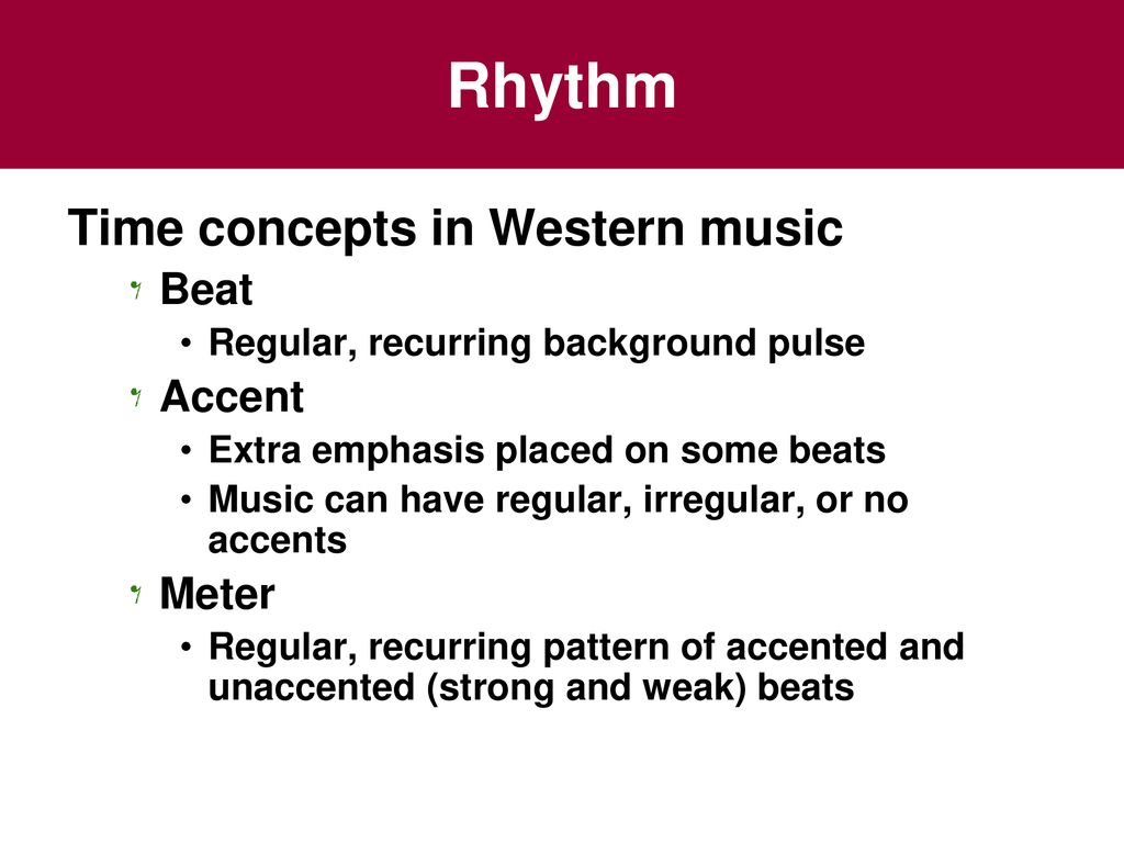 Chapter 2: Rhythm and Pitch - ppt download