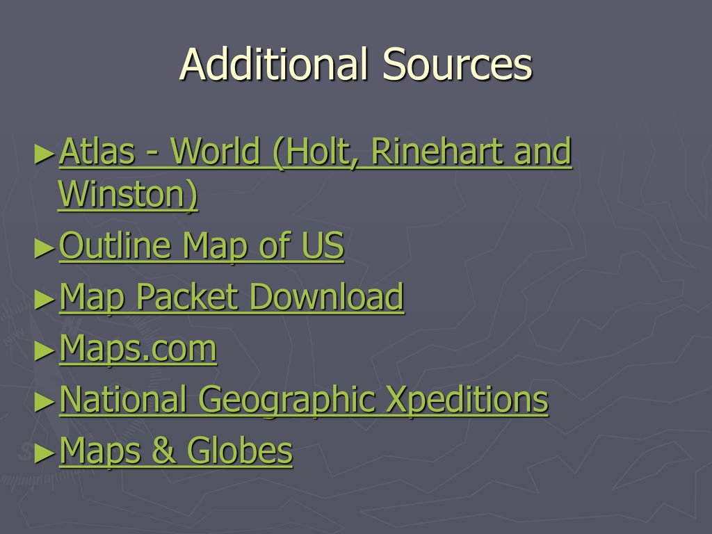 Map elements write on ppt download