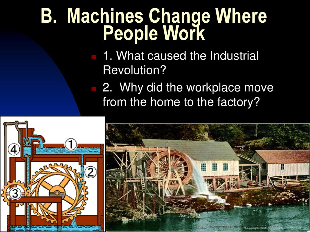 B. Machines Change Where People Work
