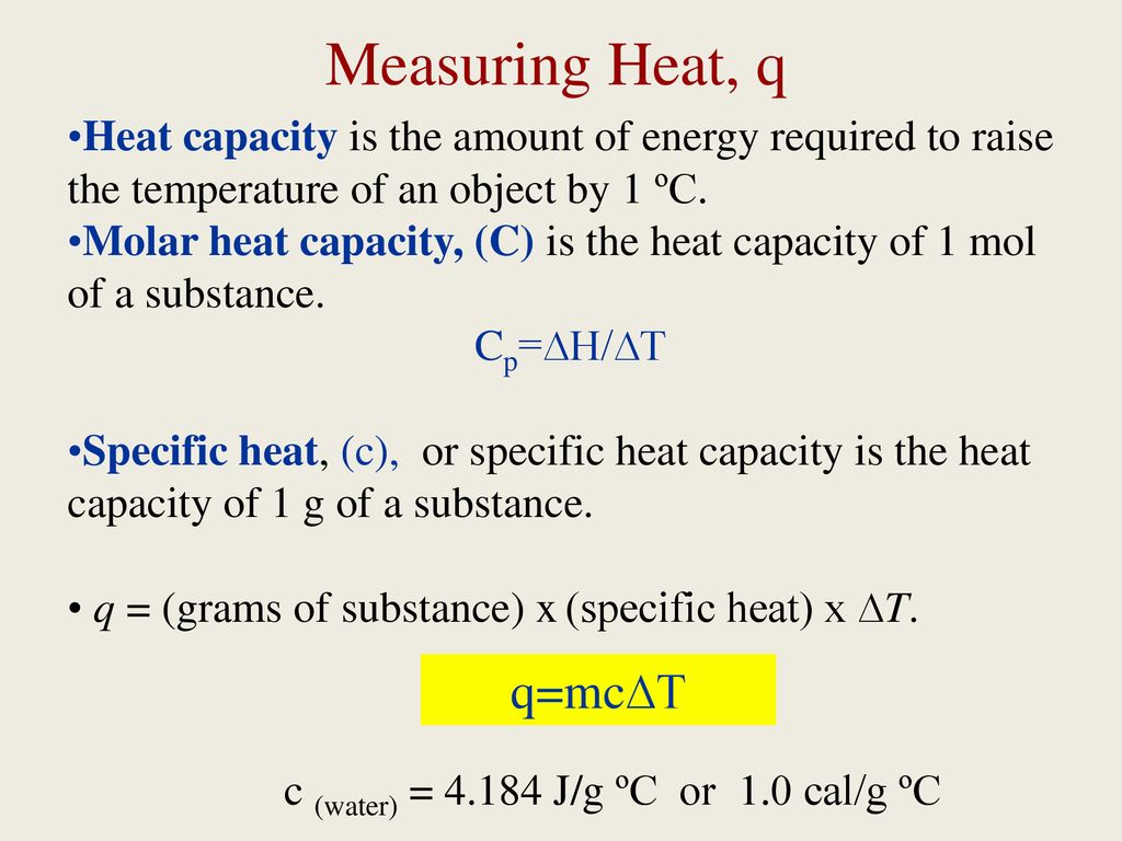 Thermochemistry Chapters 6 And Ppt Download