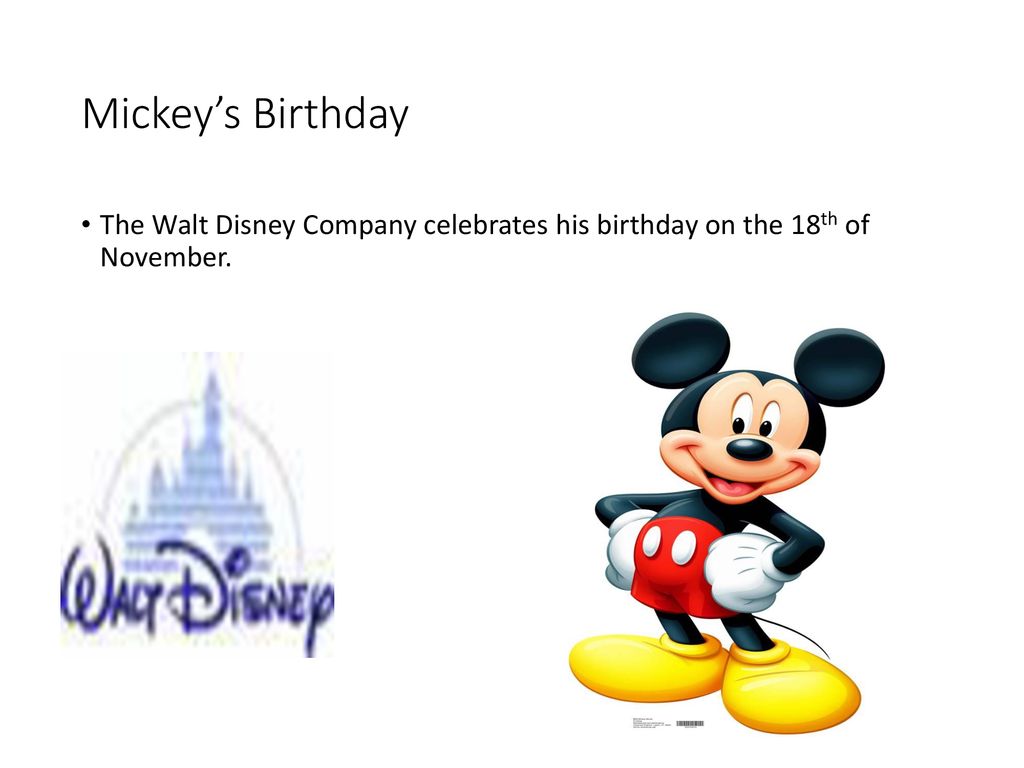 Mickey Mouse. - ppt download