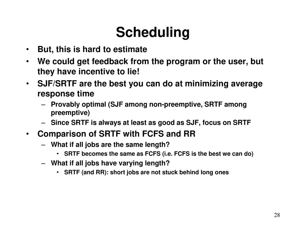 CSCI 380: Operating Systems Process Scheduling Algorithms - ppt download