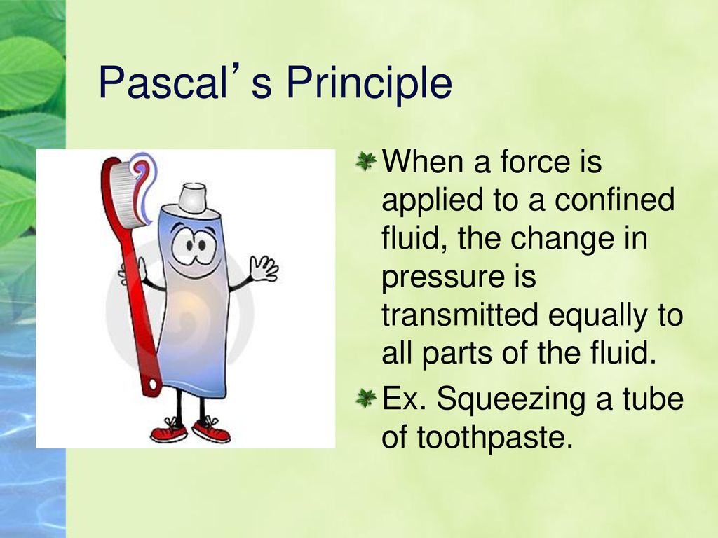 Pascal s and bernoulli s principles ppt download