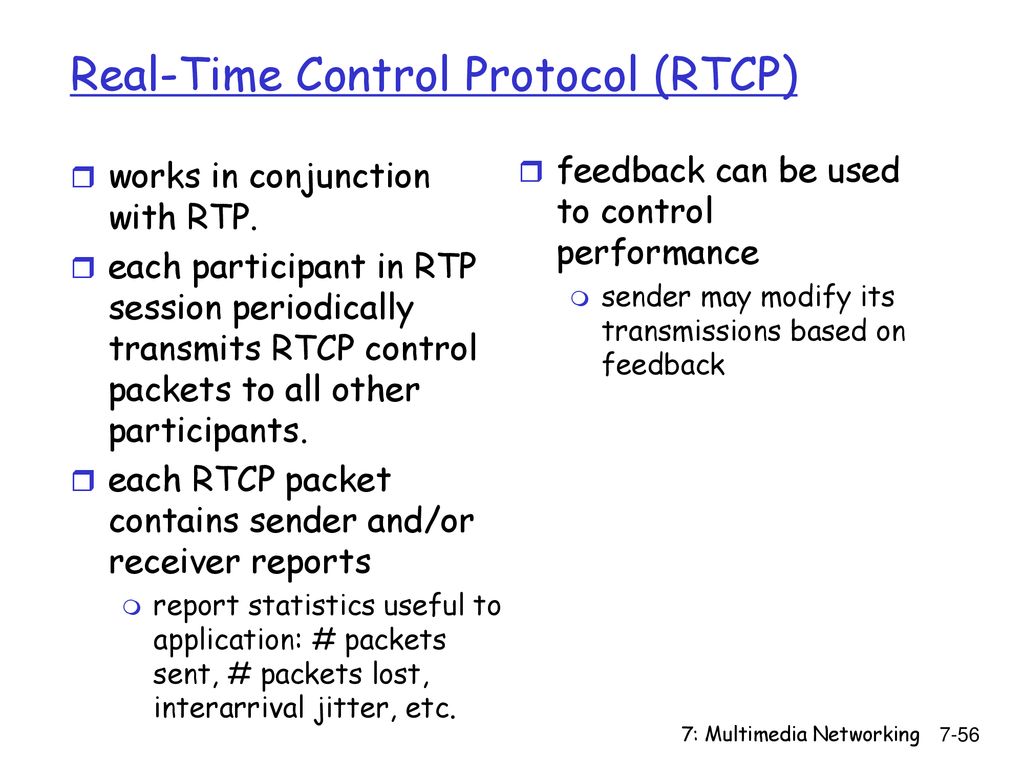 Chapter 7 Multimedia Networking - ppt download