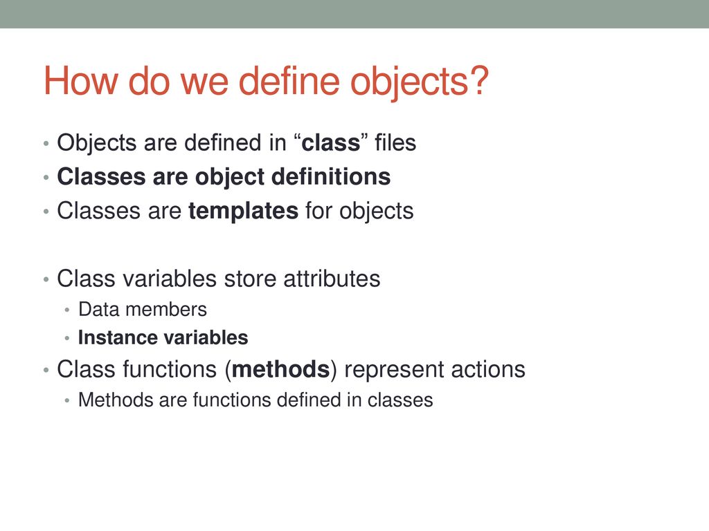 Object-Oriented Programming - ppt download