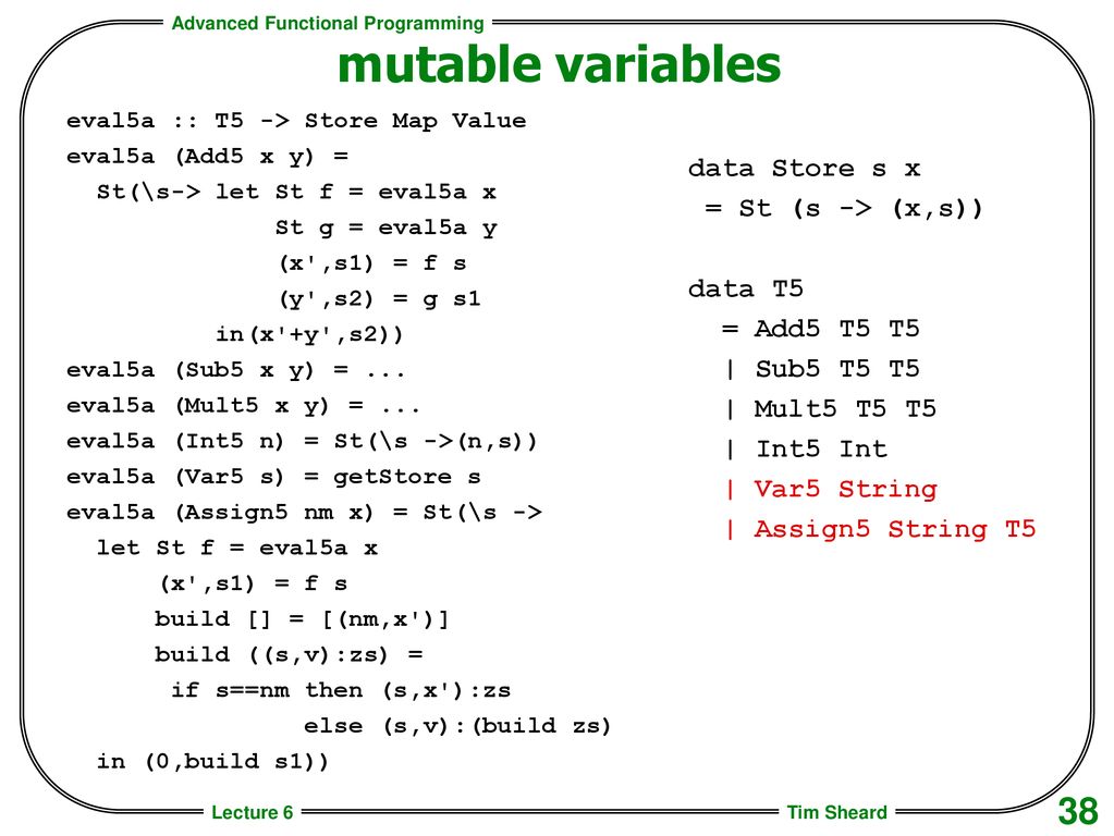 Functional Programming - ppt download
