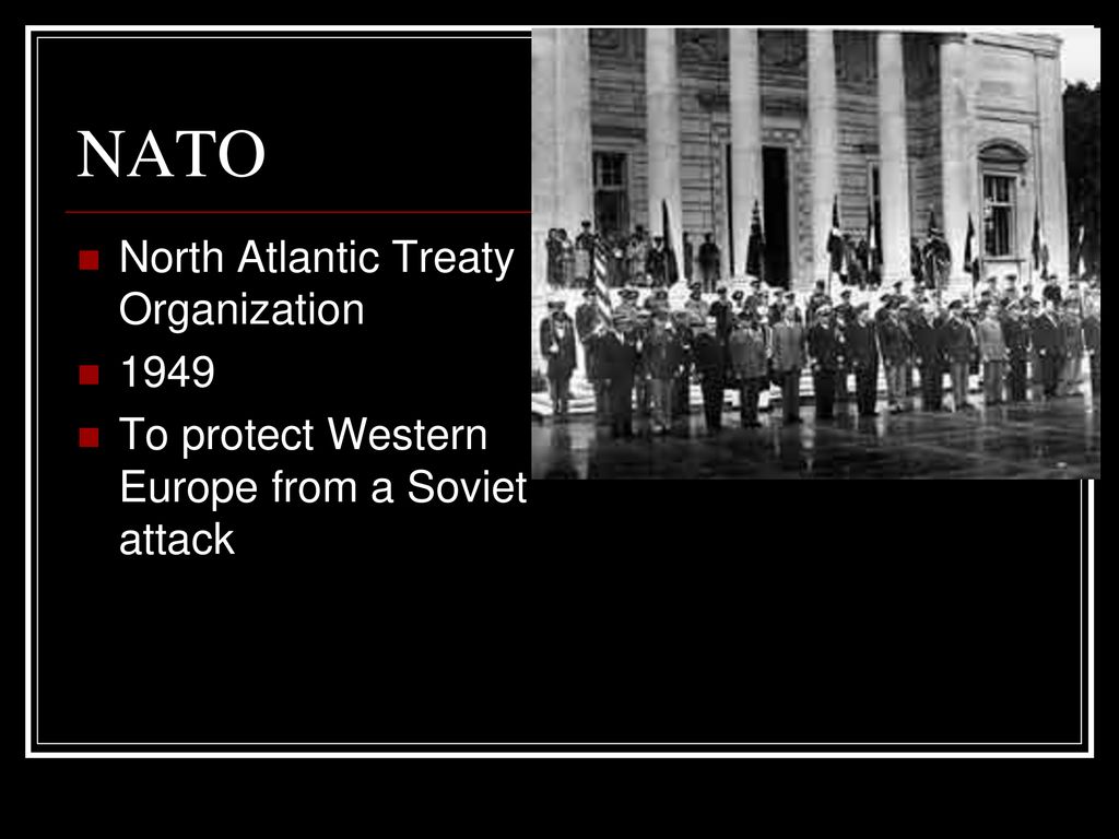 NATO North Atlantic Treaty Organization 1949
