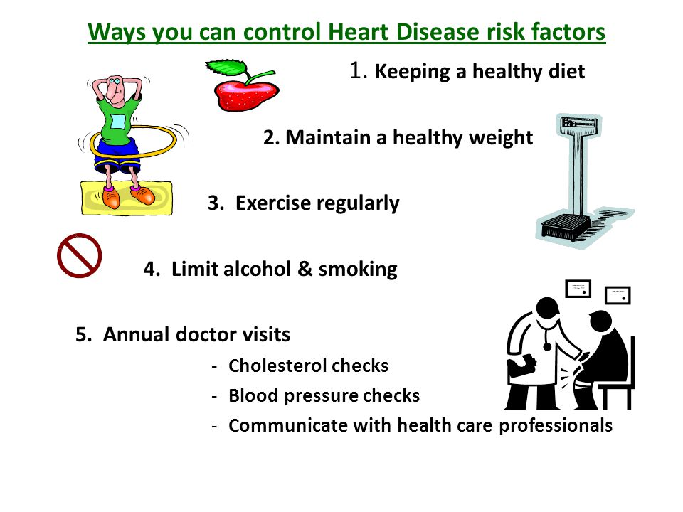 Ways you can control Heart Disease risk factors