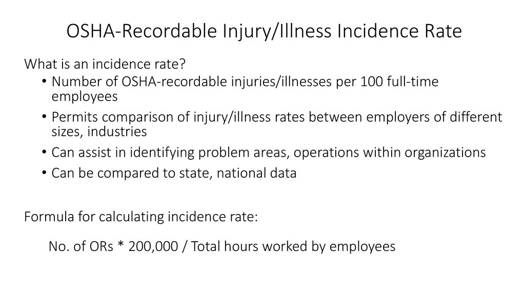 Worker injury illness review ppt download