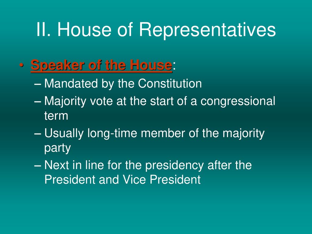 Unit 4: Lecture 1: Chapter 14 The Organizational Structure Of Congress ...