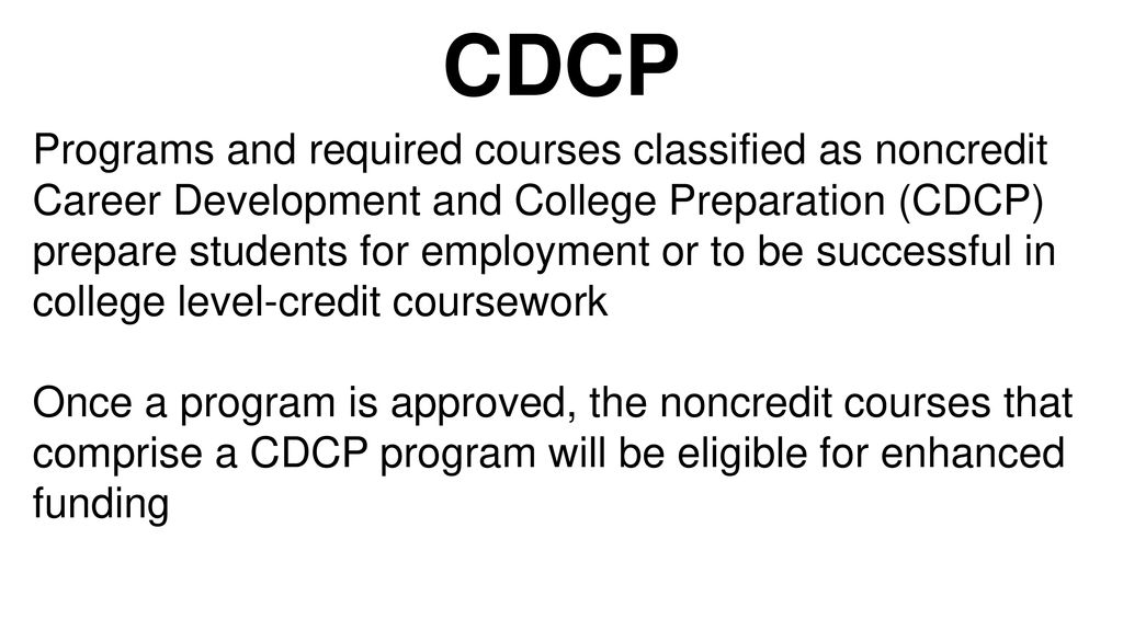 Introduction to Noncredit ppt download