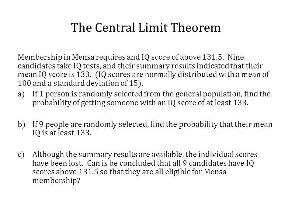 The Central Limit Theorem Ppt Video Online Download