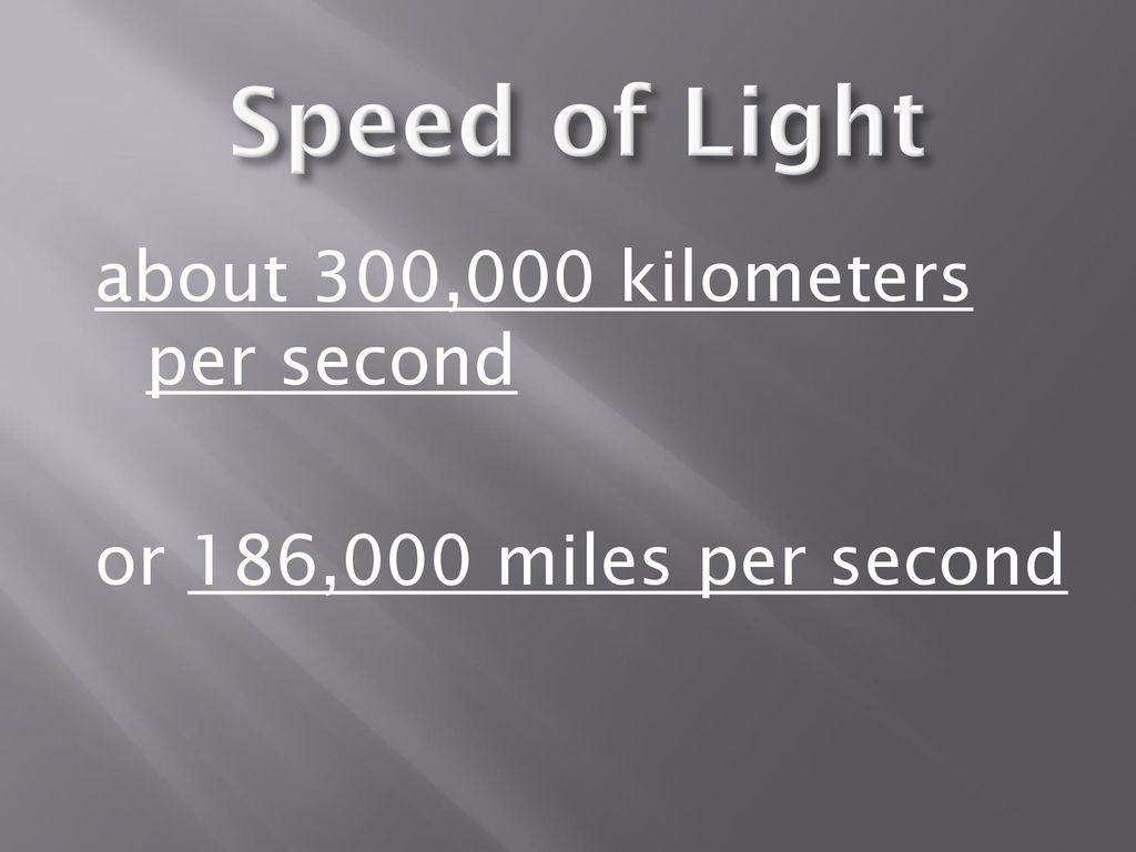 What type of measuring unit would we need for distances across space? - ppt  download