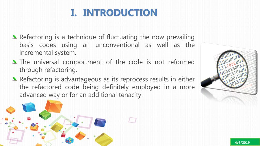 ANALYSIS REFACTORING WITH TOOLS - ppt download
