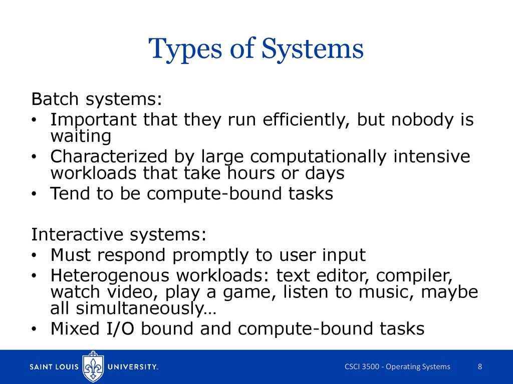 CSCI Operating Systems