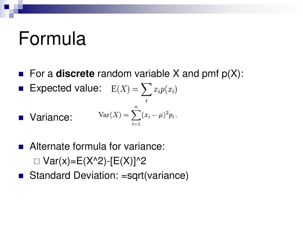 Variable expected. Формула variance. Expected value формула. Var формула. Var x формула.
