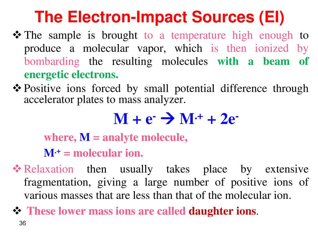 The Electron-Impact Sources (EI)