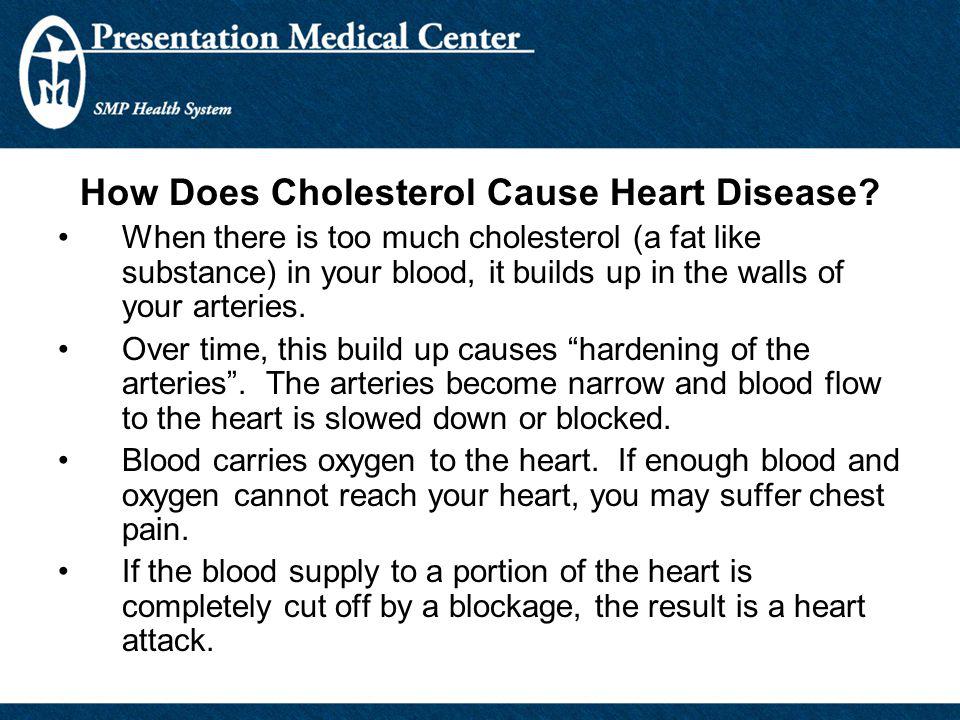 How Does Cholesterol Cause Heart Disease
