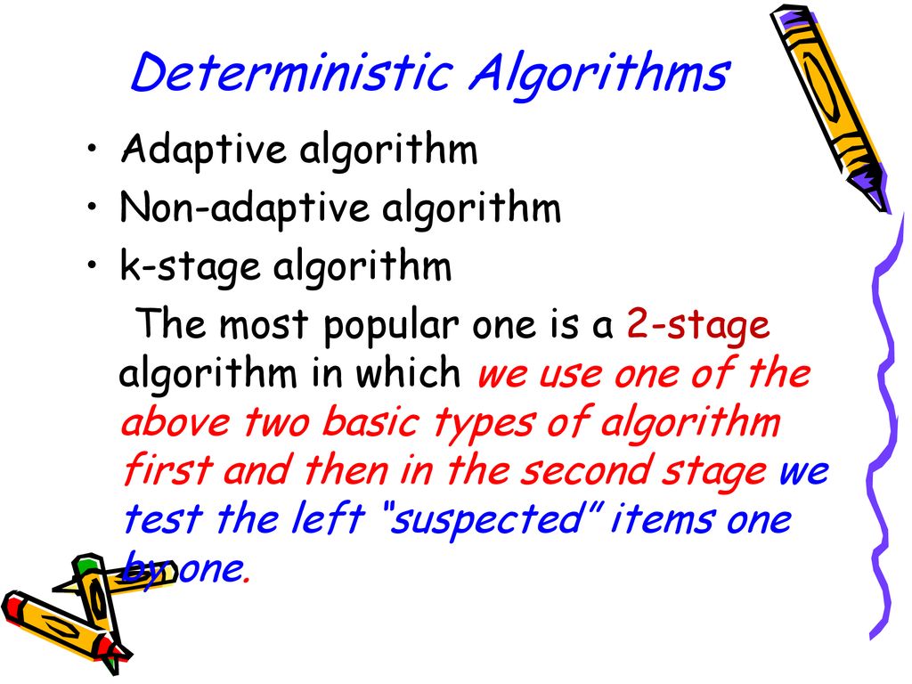 Pooling Designs in Group Testing - ppt download