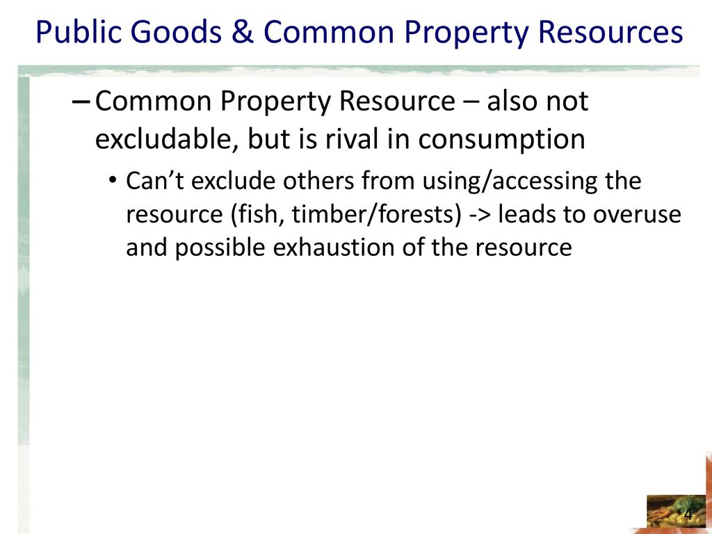 Public Goods And Common Resources Ppt Download public-goods-and-common-resources-ppt-download