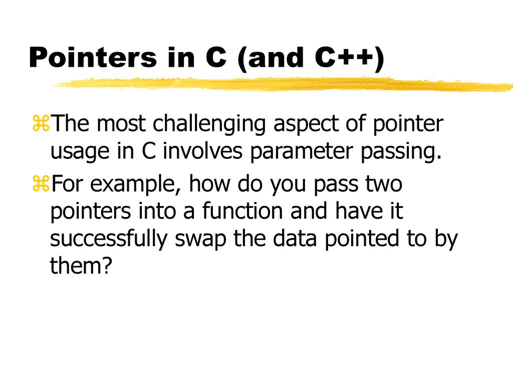 Pointers and References - ppt download