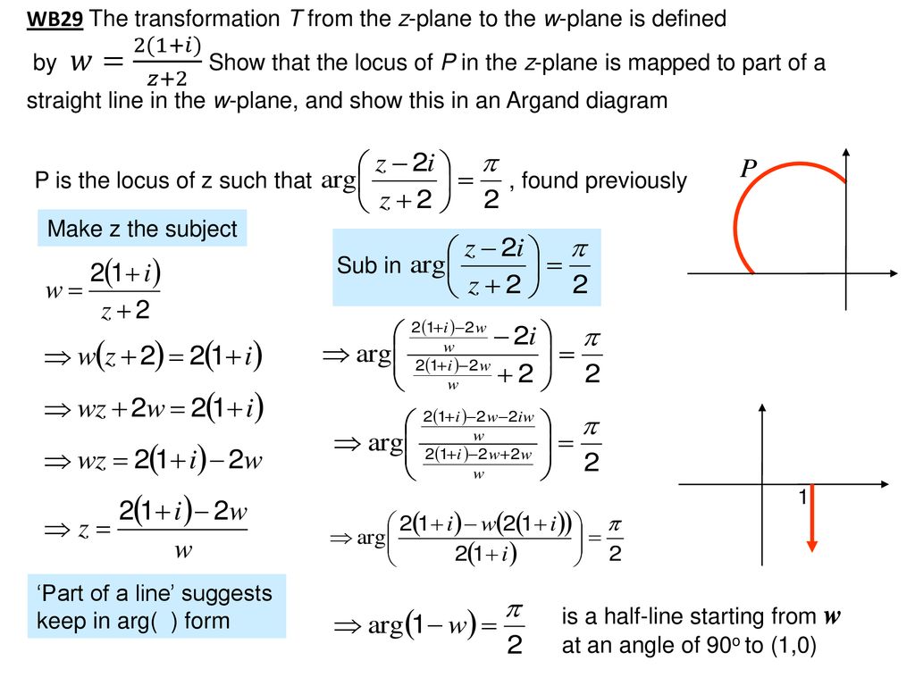 Complex Numbers Loci Ppt Download