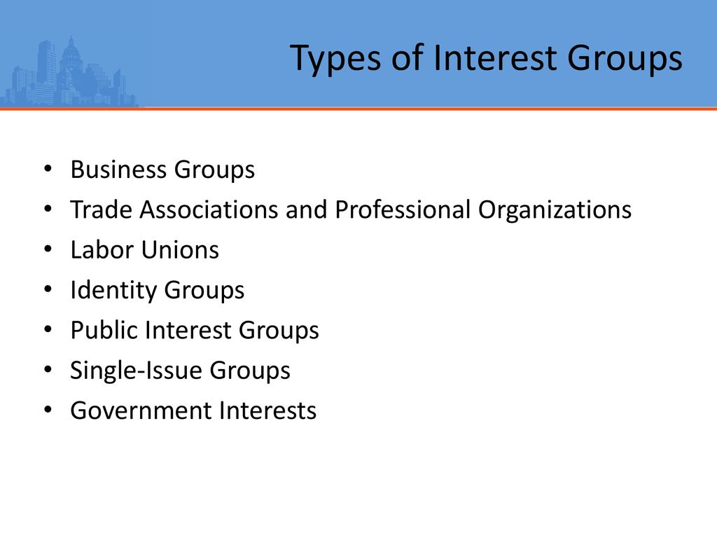 Chapter 6 Interest Groups Ppt Download