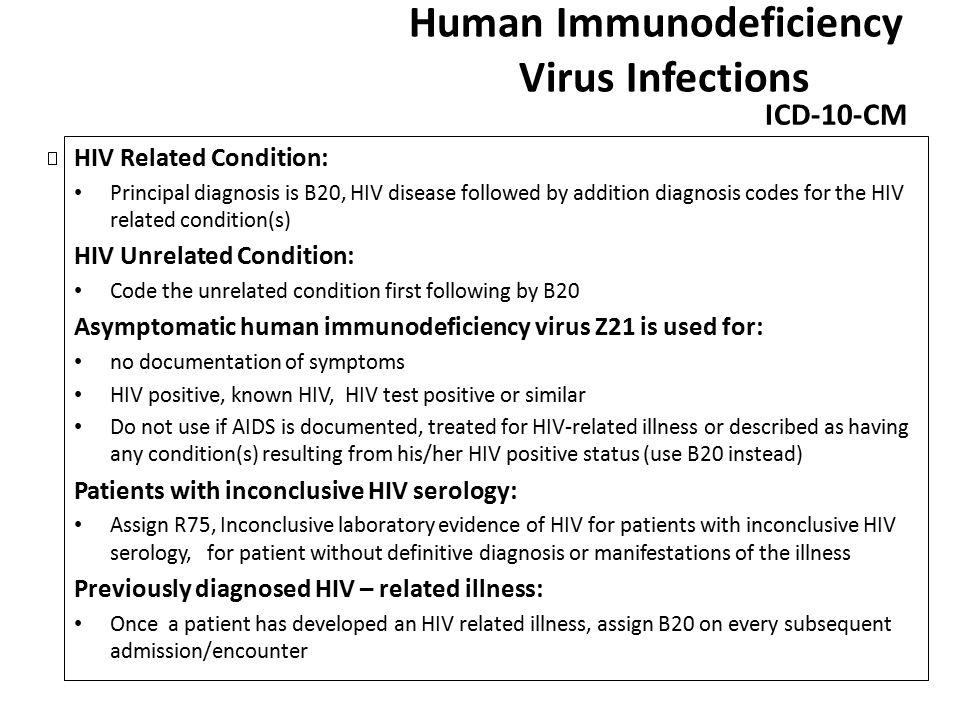 Human Immunodeficiency Virus Infections