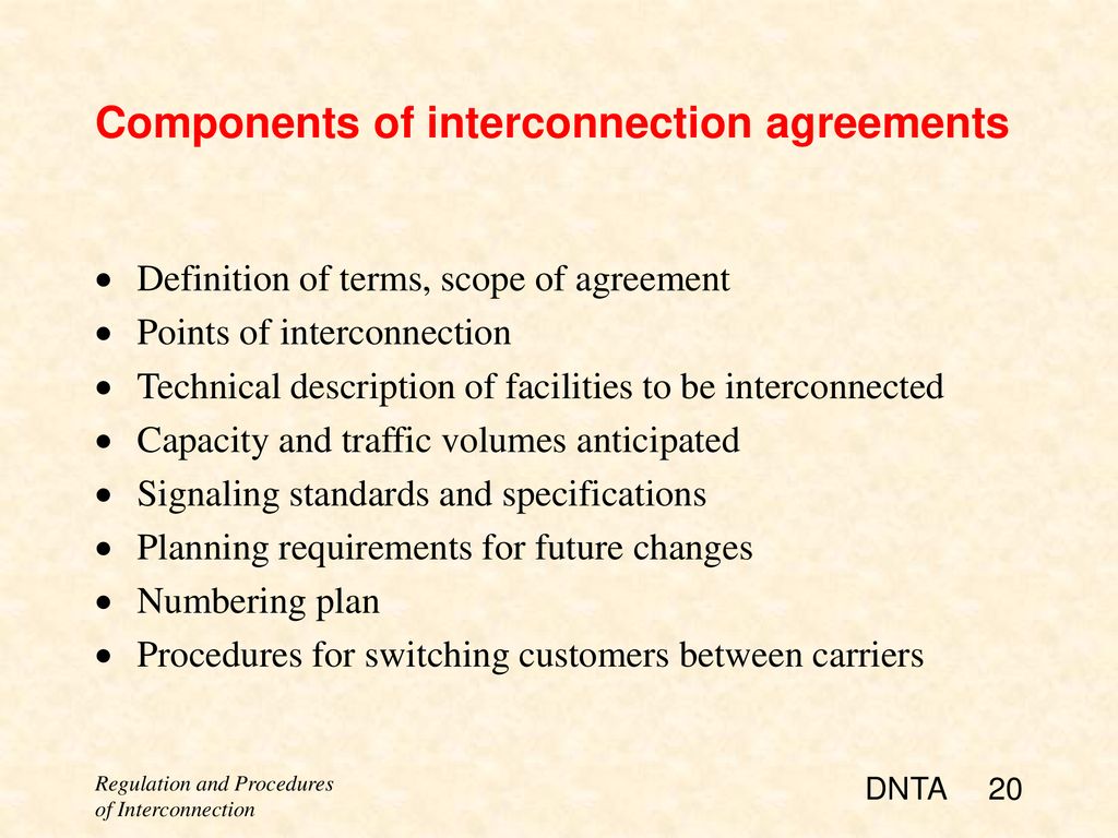 Regulation and Procedures of Interconnection - ppt download