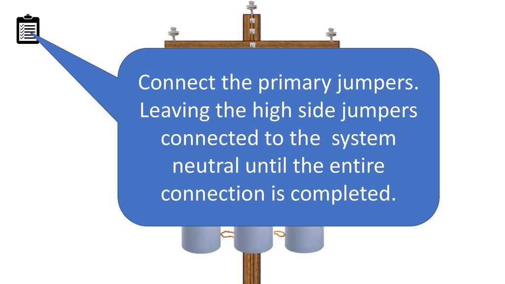 Connect the primary jumpers