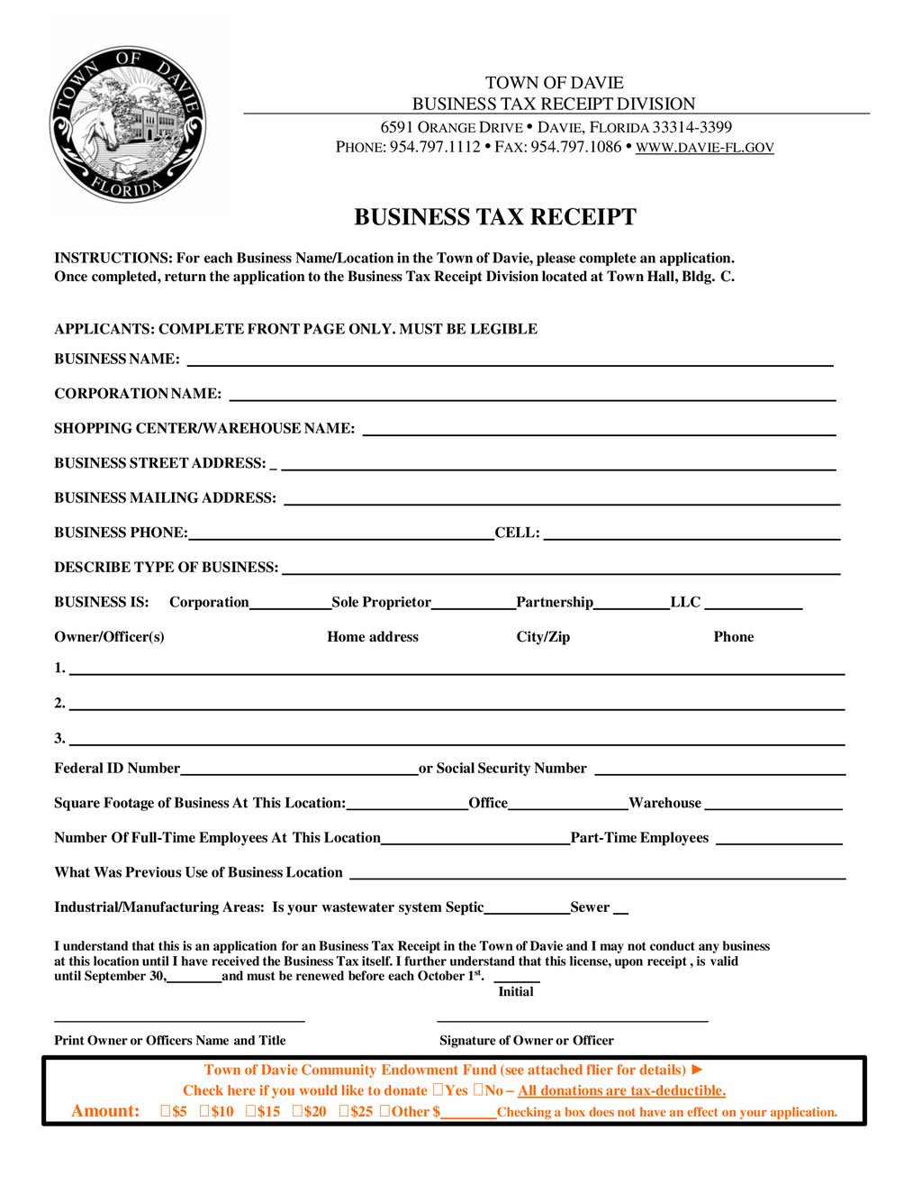 broward county business tax receipt search Andra Crook