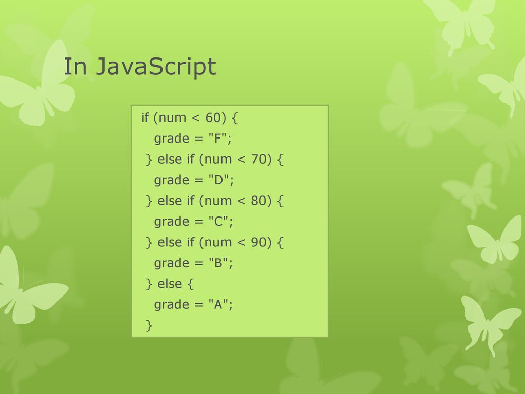JavaScript conditional - ppt download