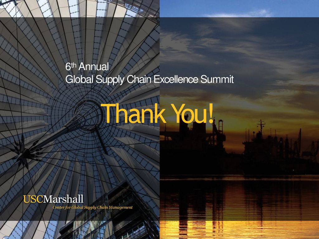 Global Supply Chain Excellence Summit