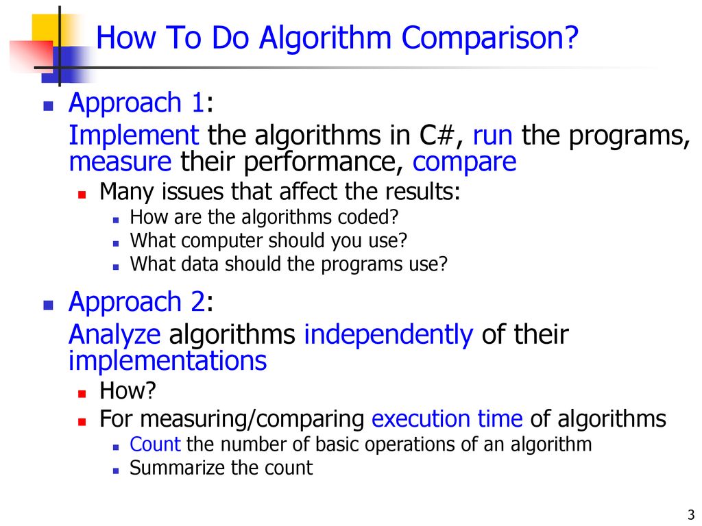 Algorithm Analysis and Big Oh Notation - ppt download