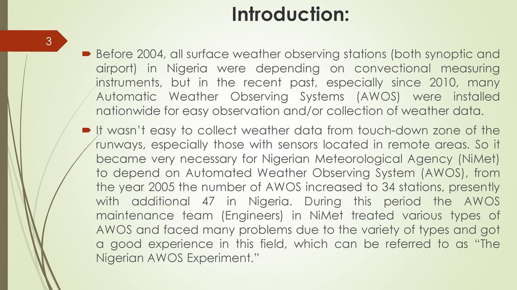 meteorological instruments and their uses introduction