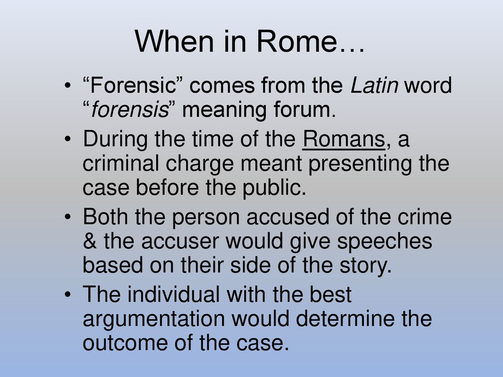 History & Development of Forensic Science ppt download