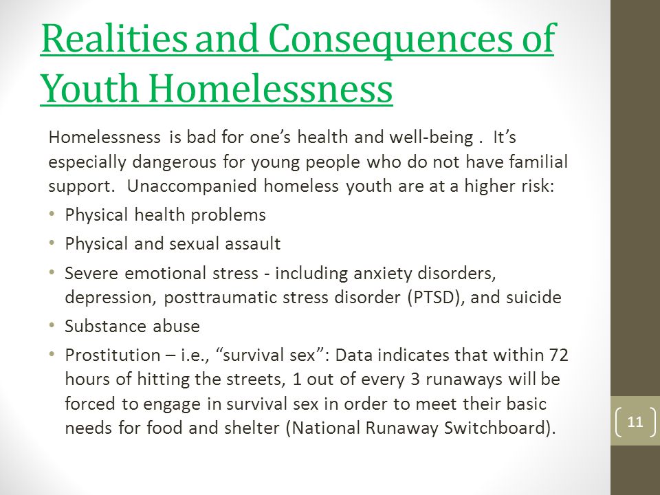 runaway youth consequences